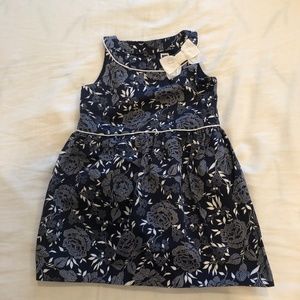 Girls 4T Navy flower Janie & Jack dress